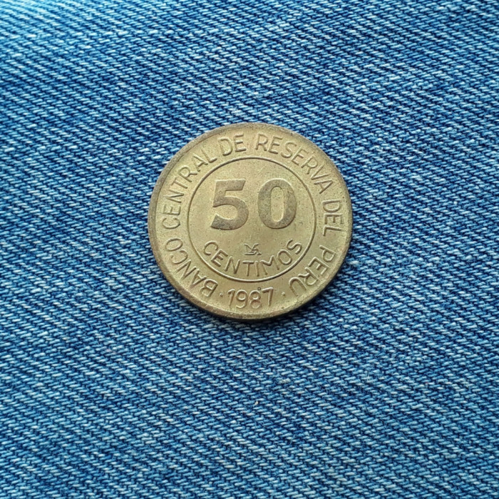 50 Centimos 1987 Peru