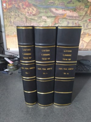 Rătescu, Dongoroz, Traian Pop, Codul penal Carol II adnotat 3 vol Buc. 1937, 054 foto
