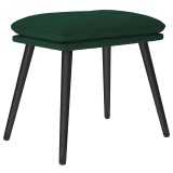 Cumpara ieftin Taburet, verde inchis, 45x29,5x35 cm, material textil