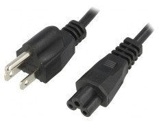 Cablu Alimentare 1,5m IEC C5 - NEMA 5-15 2,5A