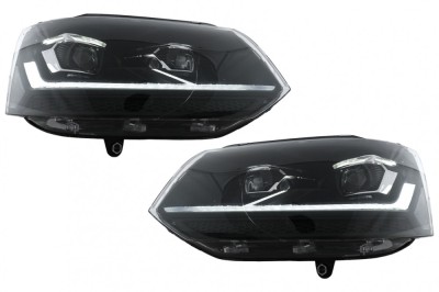 Faruri Full LED VW Transporter Caravelle Multivan T5 Facelift (2010-2015) cu Semnal Dinamic Secvential Performance AutoTuning foto