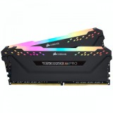 Memorie DDR Corsair DDR4 32 GB, frecventa 3200 MHz, 16 GB x 2 module, radiator, iluminare RGB, &quot;CMW32GX4M2E3200C16&quot;