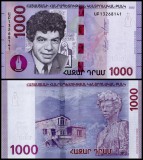 ARMENIA █ bancnota █ 1000 Dram █ 2022 █ P-61 █ POLYMER █ UNC █ necirculata