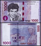 ARMENIA █ bancnota █ 1000 Dram █ 2022 █ P-61█ POLYMER █ UNC █ necirculata