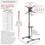 Cumpara ieftin Stand TV Barkan 13-65 50kg Stand TV Barkan 13-65&quot; 50kg