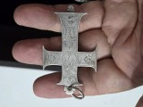 Cruce vintage argint deosebita si interesanta