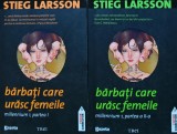 Barbati care urasc femeile vol.1-2 Stieg Larsson carte 2010 editura Trei 320 pagini brosata literatura autori straini