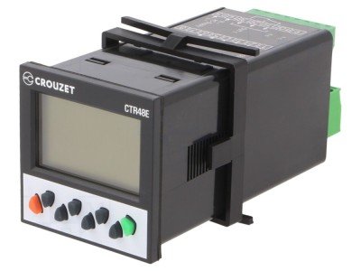 Contor electronic LCD impulsuri SPST-NO foto