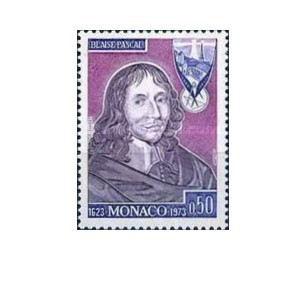 Monaco 1973 - Blaise Pascal, neuzata