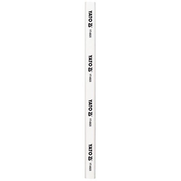 YATO Creion tamplarie HB alb, lungime 245mm