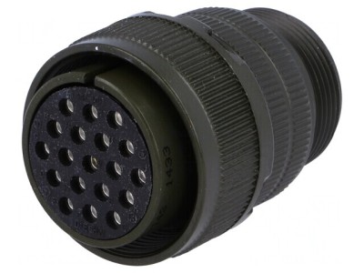 Conector Circular Dimensiune 22 Aliaj Aluminiu Oliv foto