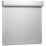 Oblon rulant, alb, 100 x 100 cm, aluminiu, vidaXL