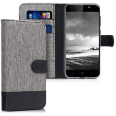 Husa pentru ZTE Blade A6, Textil, Gri, 44462.22 foto