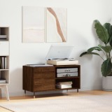Gossi dulap pentru discuri stejar maro, 85x38x48 cm, lemn prelucrat