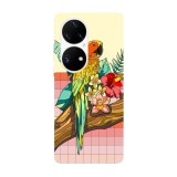 Husa compatibila cu Huawei Nova 8i model A parrot ly art, Silicon, TPU, Viceversa