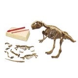Set de excavare fosile Dinozaur, dalta, perie si piatra ipsos, ATU-086538, Plastic, Oem
