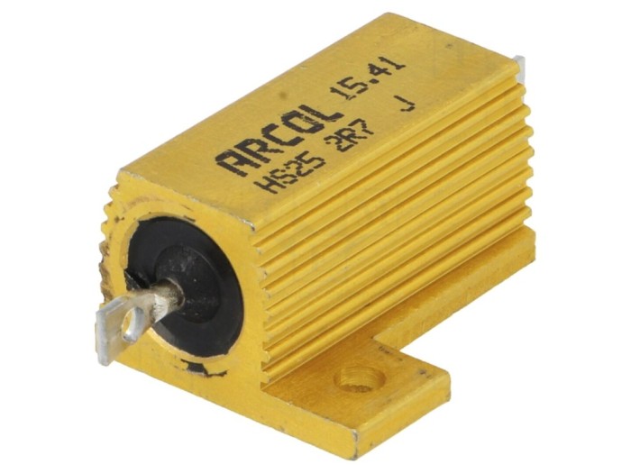 Rezistor Bobinat Radiator 2.7&Omega; 25W