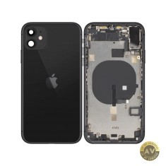 Capac Baterie Apple iPhone 11 Cu Carcasa Mijloc Negru Swap