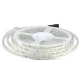 Banda led smd5050 24v 60led/m 6400k ip65 5m, V-TAC