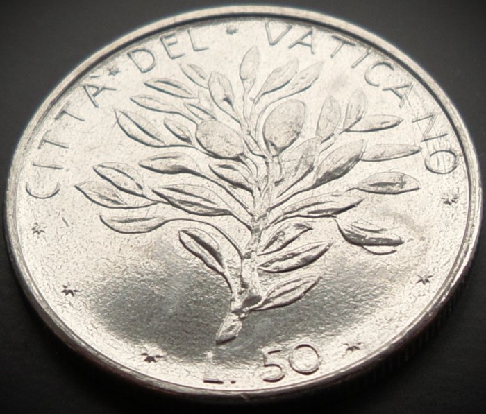 Moneda 50 LIRE - VATICAN, anul 1976 * cod 787 = UNC