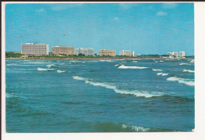 Carte Postala veche Romania - Mamaia - Vedere din largul marii 1975 . Circulata foto