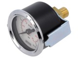 Manometru PNEUMAT 110.74, 0-4 Bar, Cadran 40mm, Conexiune G1/8, Carcasa Otel, Clasa Acuratete 2.5