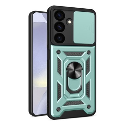 Husa pentru Samsung Galaxy S24 Plus - Techsuit CamShield Series - Green foto