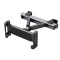 Suport auto tetiera pentru tableta si telefon SpectrumPoint&reg;, Reglabil si pliabil, Usor de instalat, 204 x 85.66 x 29.64 mm, Aliaj, Negru/Argintiu