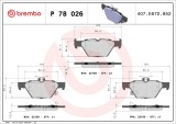 BREMBO P 78 026 PRIME LINE set placute frana,frana disc