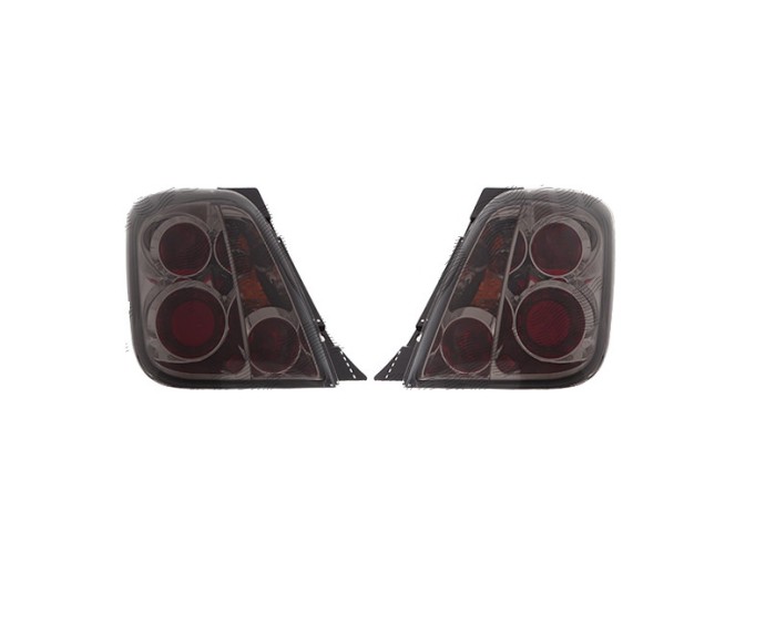 Stop spate, lampa Fiat 500 (312), 03.2007-08.2015, model tuning, montare spate, stanga+dreapta, P21W+PY21W+R10W; cromat, fumuriu; cu soclu bec; tunin