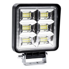 Proiector led pentru off-road, atv, ssv, putere 144w, culoare 6500k, tensiune 9-36v, dimensiuni 110 x 110 x 35 mm