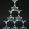 Villeroy &amp; Boch Set de pahare cristal 24 % PbO de lichior Lucretia anii 1970