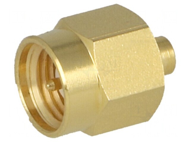 Mufă SMA Tată Drept 50&Omega; Aurit pentru Cablu RG405 PTFE