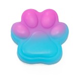 Jucarie Antistres Squishy, Cyrax, cu Revenire Lenta, Labuta de Pisica Pufoasa, 7.5 cm, Ambalaj Transparent, Model 270512, Albastru/Roz