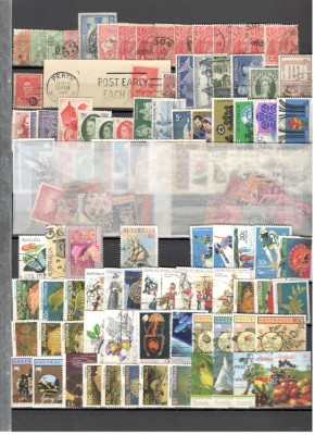 Australia.Lot peste 390 buc. timbre stampilate GL.1 foto