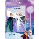 Frozen 2: jurnal care se &icirc;nchide cu pix pom-pom