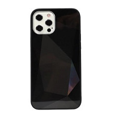 Husa telefon cu textura diamant Iphone 12 Mini , Negru