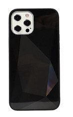 Husa telefon cu textura diamant Iphone 12 Mini , Negru
