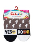 Șosete Copii Bumbac Conte Kids Tip-Top 339 Verde Muștar 36-38 Fulgere Yes&amp;No Șosete Haioase Fete Băieți Șosete Bumbac Copii