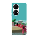 Husa compatibila cu Huawei Nova Y70 model Spirited Away Bridge, Silicon, TPU, Viceversa, Transparent, Carcasa