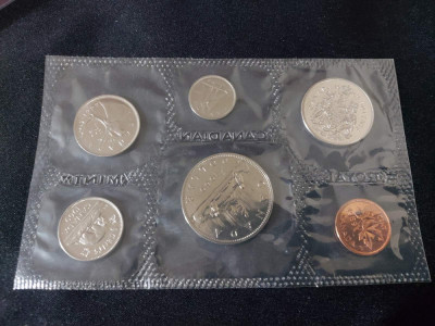 Seria completata monede - Canada 1969 , 6 monede foto