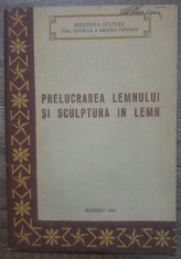 Prelucrarea lemnului si sculptura in lemn// 1955 foto