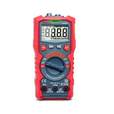 Multimetru digital AstroAI, 150 x 73 x 50 mm, 2 x AAA, ohmmetru/voltmetru, 1.5V/9V/12V, masurare fara contact, lanterna foto