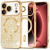 Asteroid GSM - Luxury Glitter MagSafe - iPhone 18 Pro Max / iPhone 17 Pro Max - Gold