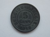 5 CENTIMES 1916 BELGIA-XF, Europa