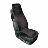 Husa scaun camion Mirian din imitatie de piele si piele intoarsa matlasata 1buc - Negru/Rosu Garage AutoRide