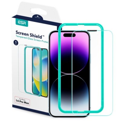 Folie pentru iPhone 14 Pro Max - ESR Screen Shield - Clear foto