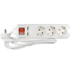 Prelungitor Lohuis 3 prize + 2 x USB, 1.5 m, 3500W, 3 x 1.5 mmp, contact de protectie, intrerupator, indicator luminos