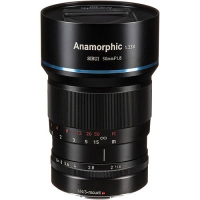 Obiectiv Manual Sirui 50mm F1.8 Anamorphic 1.33x Lens foto