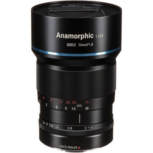 Obiectiv Manual Sirui 50mm F1.8 Anamorphic 1.33x Lens